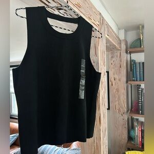 Banana Republic Black Sleeveless Top Size large